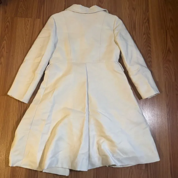 VTG 60’s Emma Domb California White Dress & Coat Set Size S Retro Classic Career - Picture 6 of 16